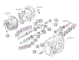 Mahindra Tractor Pinion Shaft Bearing 19571298000 Mahindra