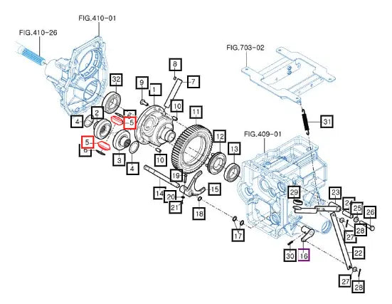 Mahindra Tractor Pinion , Diff 12t 11613180040 Mahindra Direct Parts