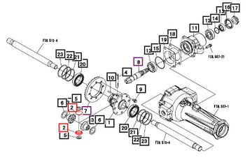 Mahindra Tractor Pinion, Mate 19483162001 Mahindra Direct Parts