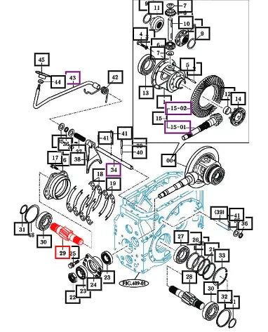 Mahindra Tractor Pinion, Rh Wheel 19963030290 Mahindra Direct Parts