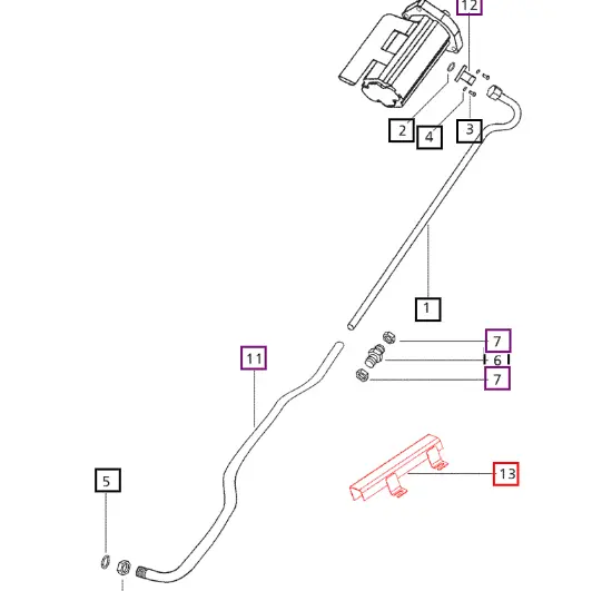 Mahindra Tractor Pipe Guard 007540309B91 Mahindra Direct Parts