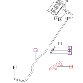 Mahindra Tractor Pipe Guard 007540309B91 Mahindra Direct Parts