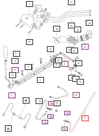 Mahindra Tractor Pipe Union To Union E007603313B91 Mahindra Direct Parts