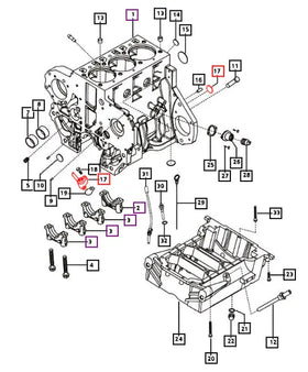 Mahindra Tractor Piston Cooling / Oiling Jet 006000571F91 Mahindra