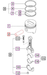 Mahindra Tractor Piston Pin 31A17-10602