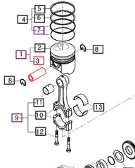 Mahindra Tractor Piston Pin E672021312