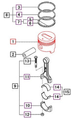 Mahindra Tractor Piston Standard 31N1703400