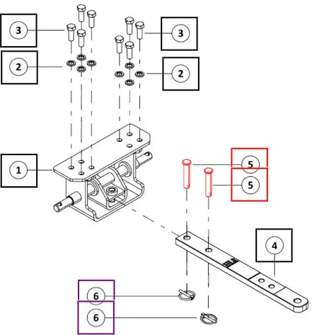 Mahindra Tractor Pivot Drawbar Pin 008027765J01 Mahindra Direct Parts
