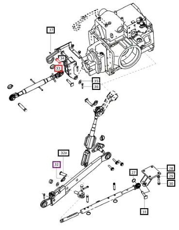 Mahindra Tractor Pivot Pin 007201509D1 Mahindra Direct Parts