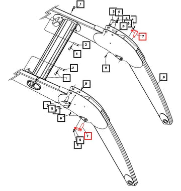 Mahindra Tractor Pivot Pin 1-1/8” X 3.92” KMW05513113 Mahindra Direct Parts