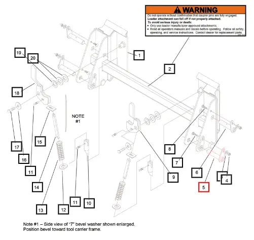 Mahindra Tractor Pivot Pin 1-1/8” X 5.77” KMW05513114 Mahindra Direct Parts