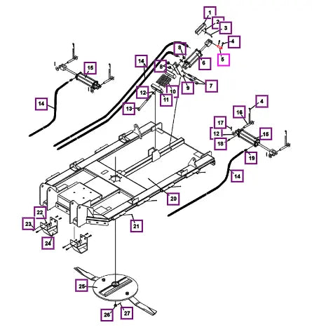 Mahindra Tractor Pivot Pin L1005002055 Mahindra Direct Parts