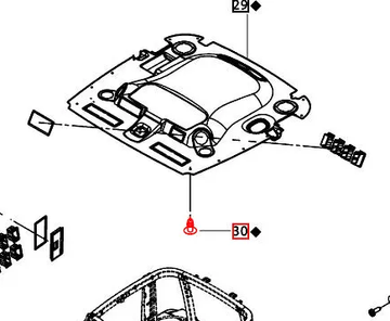Mahindra Tractor Plastic Plug E007517556D1 Mahindra Direct Parts