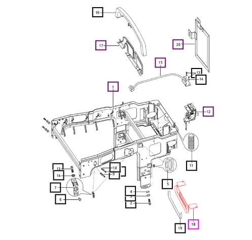 Mahindra Tractor Plate Assembly Lower Sealing E007542705C91 Mahindra Direct Parts
