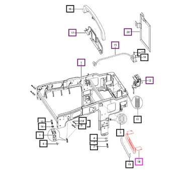 Mahindra Tractor Plate Assembly Lower Sealing E007542705C91 Mahindra Direct Parts