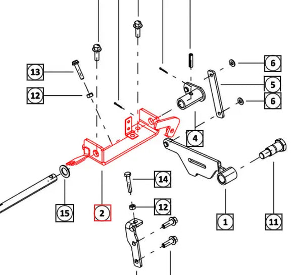 Mahindra Tractor Plate - Differential Lock 008019488N11 Mahindra Direct Parts