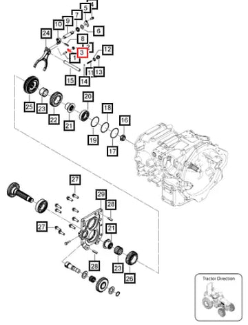 Mahindra Tractor Plate Lock Grub Screw 006511058V1 Mahindra Direct Parts