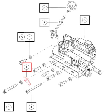 Mahindra Tractor Plate Spring Holding 006511351U1 Mahindra Direct Parts