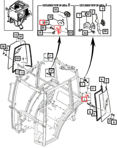 Mahindra Tractor Plate,  Side Hinge /Low 14527032120 Mahindra Direct Parts