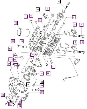 Mahindra Tractor Plug 1002114DAA Mahindra Direct Parts