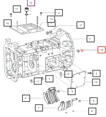 Mahindra Tractor Plug Bush Dia. 24 006507497D1 Mahindra Direct Parts