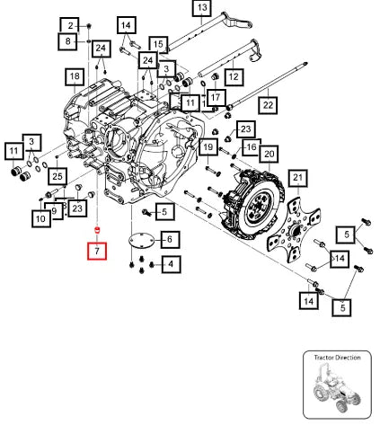 Mahindra Tractor Plug Drain Magnetic 12.7mm 006518838V1 Mahindra Direct Parts