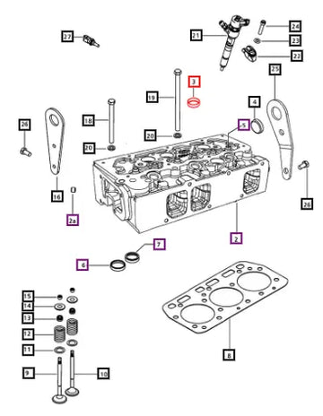 Mahindra Tractor Plug Expansion (cup Type) 006014787B1 Mahindra Direct Parts