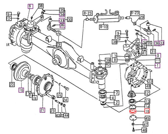 Mahindra Tractor Plug Seal 14443140080 Mahindra