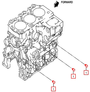 Mahindra Tractor Plug Taper 1 4nptf 30n07 02500 006053098N01 Mahindra Direct Parts