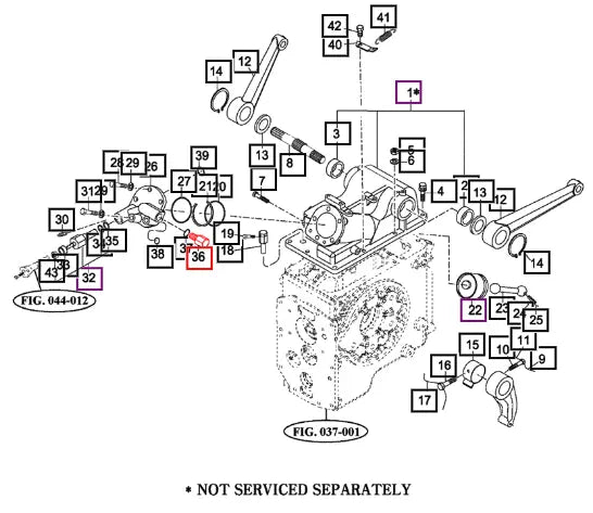 Mahindra Tractor Plug (m22) (spec B=24) 14445030060 Mahindra Direct Parts