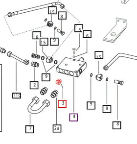 Mahindra Tractor Plug with Seal E007204936D1 Mahindra Direct Parts