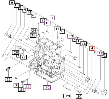 Mahindra Tractor Plug, Blank 31S9403460 Mahindra Direct Parts