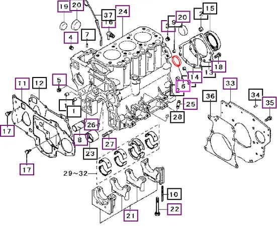 Mahindra Tractor Plug, Cam 30H0702100 Mahindra Direct Parts