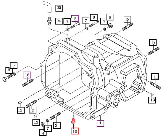Mahindra Tractor Plug, Drain 12507060020 Mahindra Direct Parts
