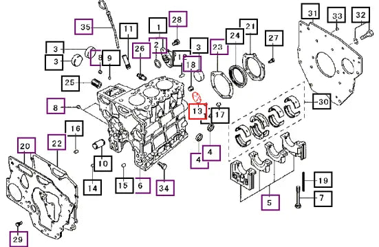 Mahindra Tractor Plug, Expansion MF665510 Mahindra Direct Parts
