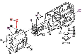 Mahindra Tractor Plug, Oiling 19831734001 Mahindra Direct Parts