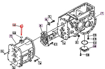 Mahindra Tractor Plug, Oiling 19831734001 Mahindra Direct Parts