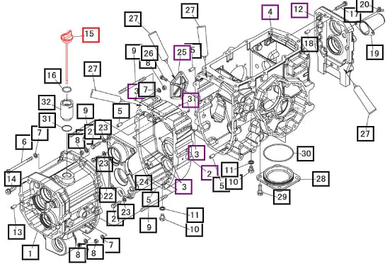 Mahindra Tractor Plug, Oiling 60414814001 Mahindra Direct Parts