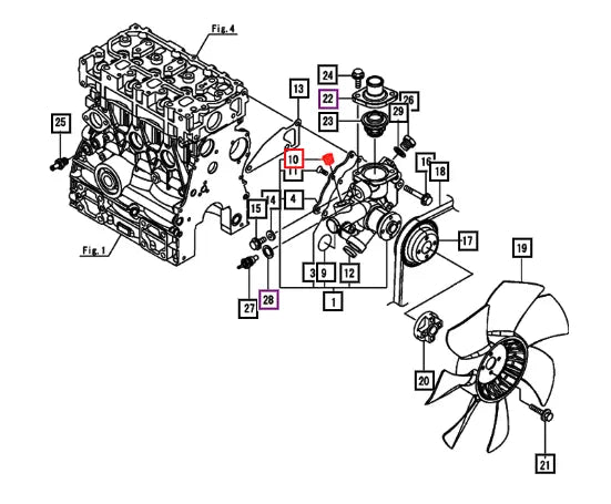 Mahindra Tractor Plug, R3/8 129916-49740 Mahindra Direct Parts