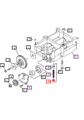 Mahindra Tractor Plug, Retainer 234-0613 Mahindra Direct Parts