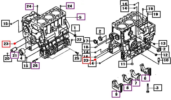 Mahindra Tractor Plug, Taper 0482790130 Mahindra Direct Parts