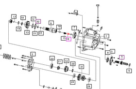 Mahindra Tractor Plunger Reversible PTO Shaft 006514676D1 Mahindra Direct Parts