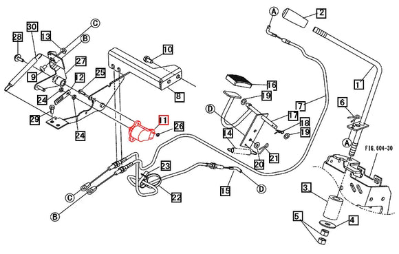 Mahindra Tractor Potentiometer 10480241000 Mahindra