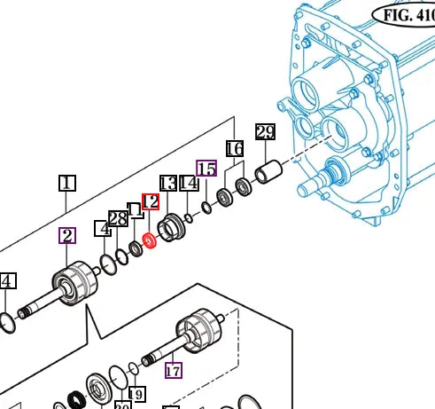 Mahindra Tractor Power Shuttle Bearing 6007 V6001406007 Mahindra Direct Parts
