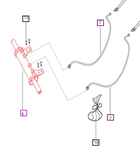Mahindra Tractor Power Steering Cylinder 007207483B91 Mahindra Direct Parts