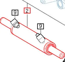 Mahindra Tractor Power Steering Cylinder 11614051000 Mahindra Direct Parts
