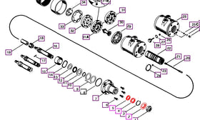 Mahindra Tractor Power Steering Cylinder Seal Kit HG500007 Mahindra Direct Parts