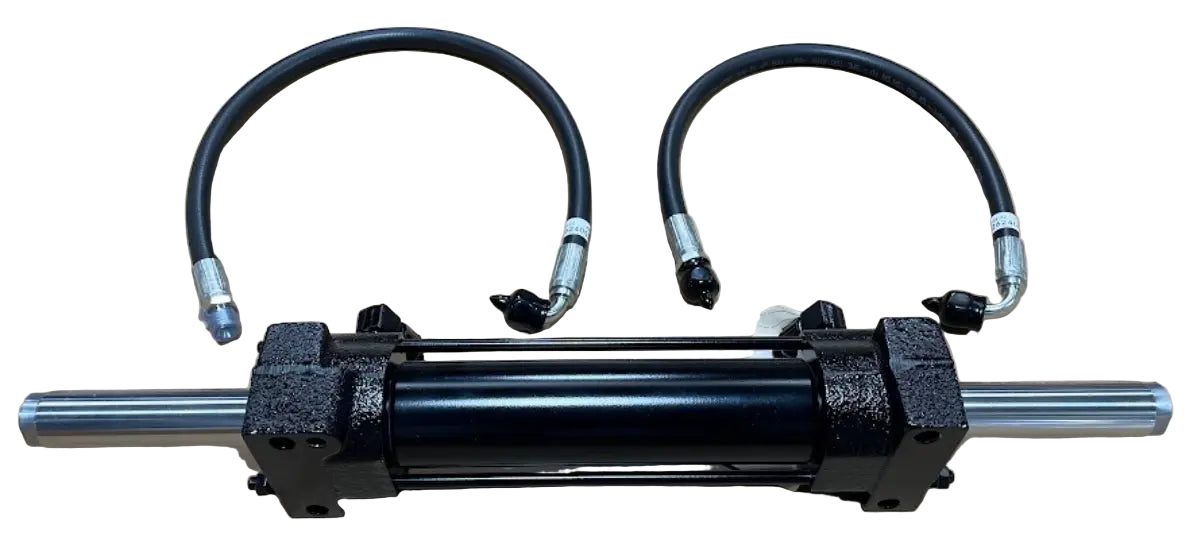 Mahindra Tractor Power Steering Cylinder (With Updated Hoses) 14524070081 Mahindra Direct Parts