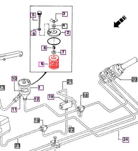 Mahindra Tractor Power Steering Filter 005554639R1 Mahindra