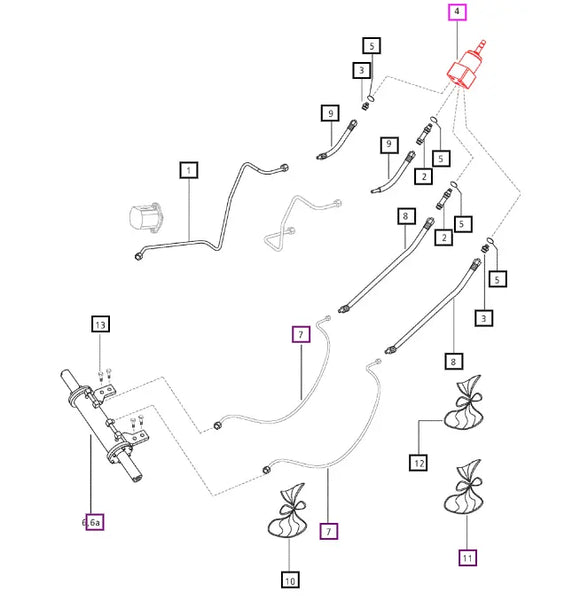 Mahindra Tractor Power Steering Unit 007212076D91 Mahindra Direct Parts